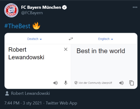 TWEET Bayernu po meczu z Mainz! :D